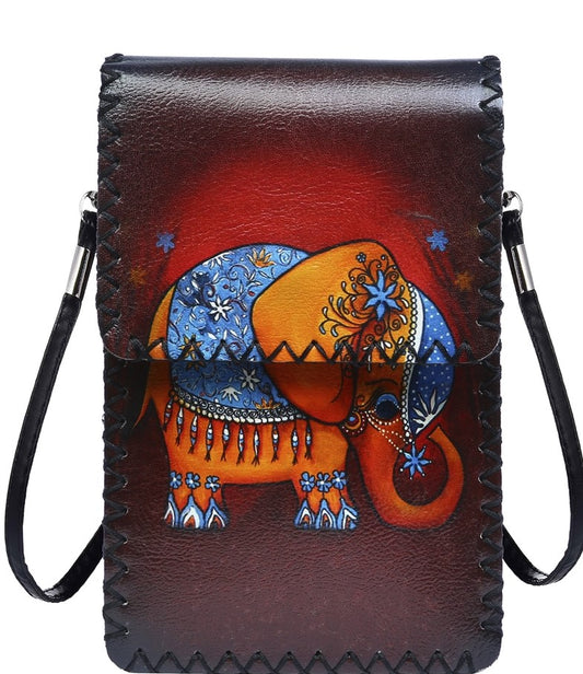 Good Luck Elephant Crossbody Bag - oddsandendz